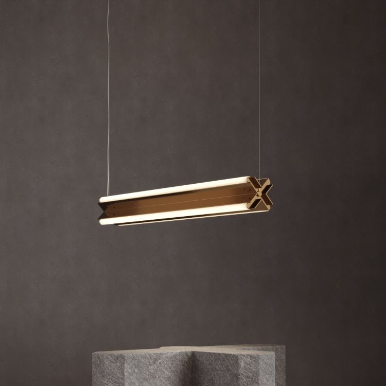 Axis X as a suspended lighting