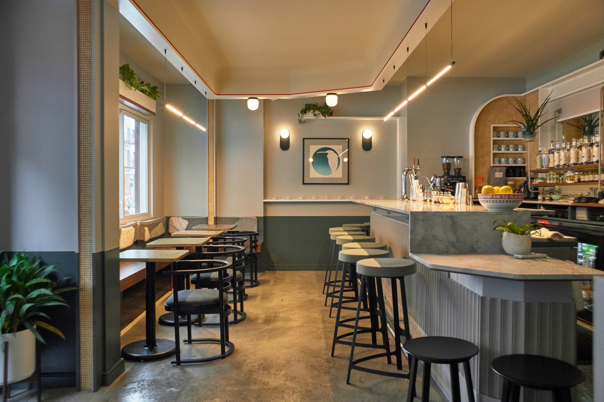 Getaway Brooklyn Features THIN Suspension in Alcohol-Free Bar