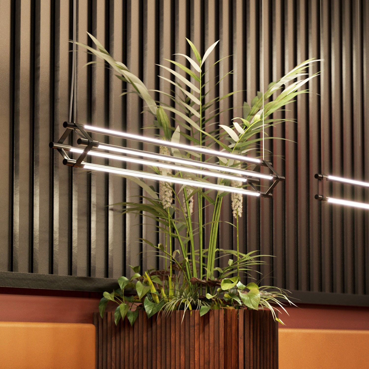 linear LED lighting for restaurants