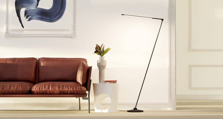 THIN Floor lamp at home living room